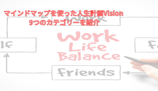 マインドマップを使った人生計画Vision 9つのカテゴリーを紹介