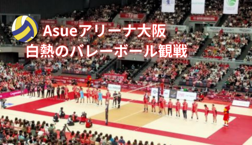 Asueアリーナ大阪 白熱のバレーボール観戦